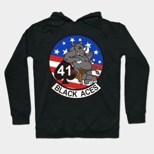 F/A18 Rhino - VFA41 Black Aces Hoodie